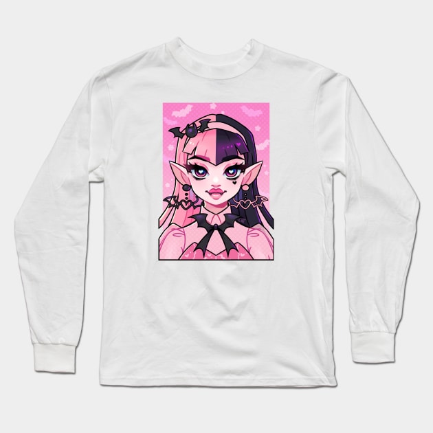 draculaura Long Sleeve T-Shirt by pianta